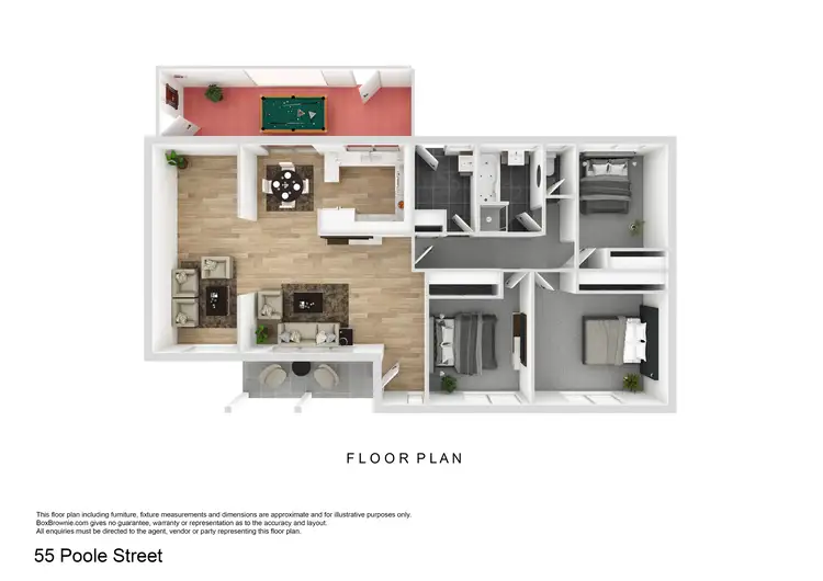 Floorplan of Homely house listing, 55 Poole Street, Griffith NSW 2680