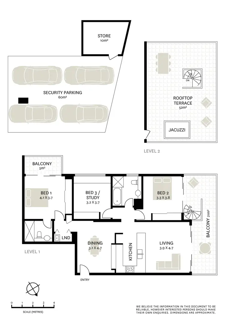Floorplan of Homely apartment listing, 1801/157 Redfern Street, Redfern NSW 2016