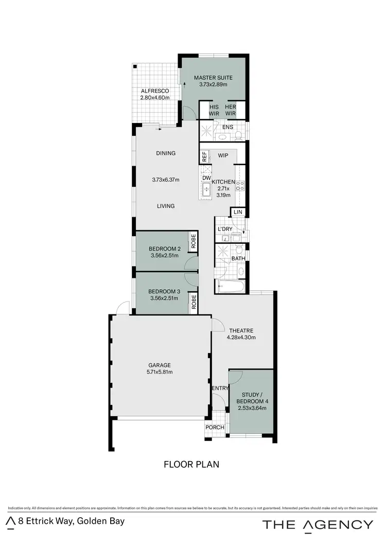 Floorplan of Homely house listing, 8 Ettrick Way, Golden Bay WA 6174