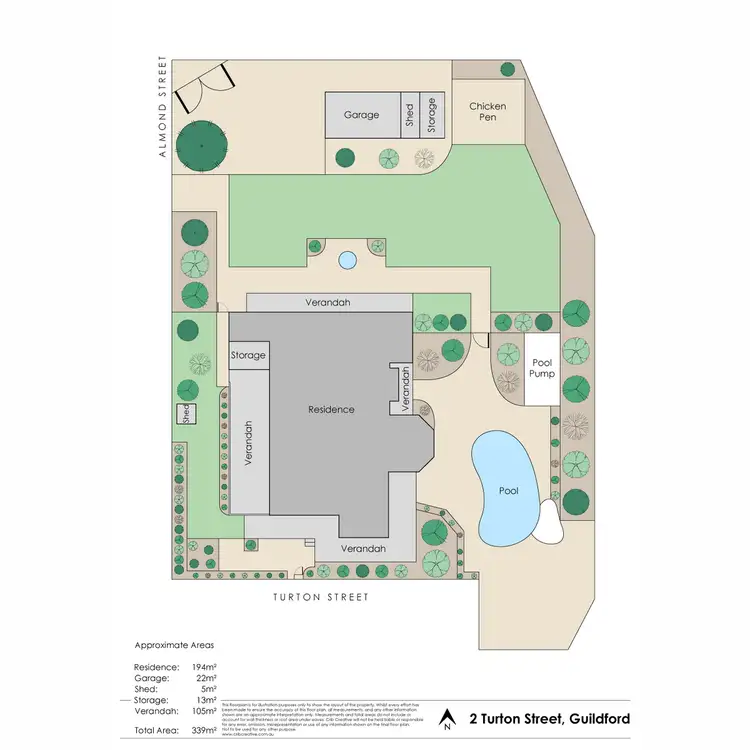 Floorplan of Homely house listing, 2 Turton Street, Guildford WA 6055