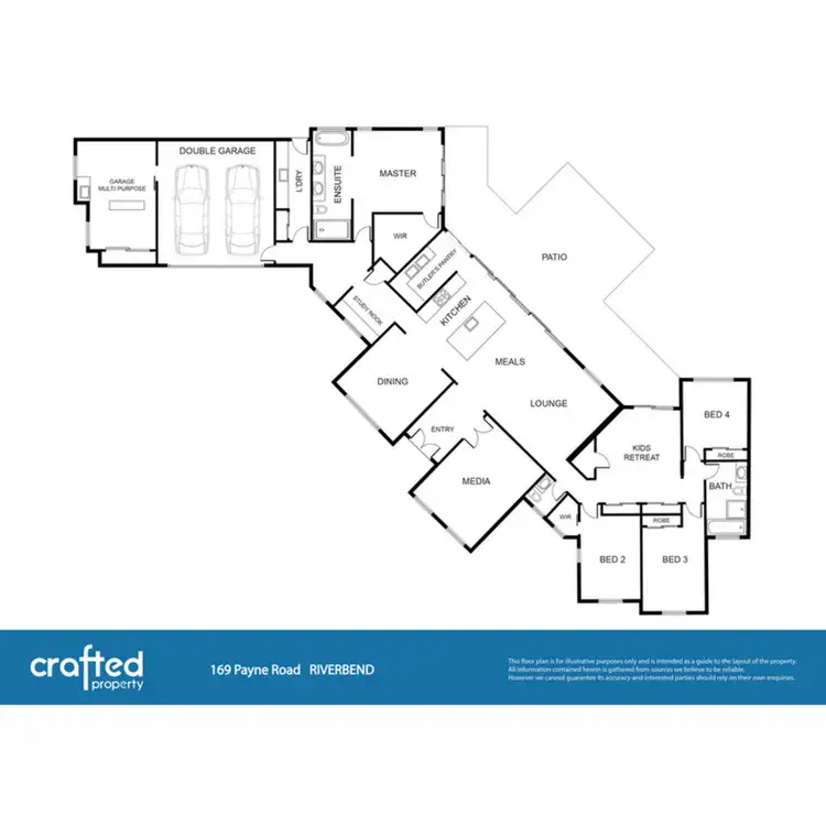 Floorplan of Homely house listing, 169 Payne Road, Riverbend QLD 4280