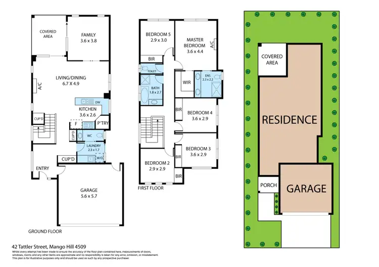 Floorplan of Homely house listing, 42 Tattler Street, Mango Hill QLD 4509