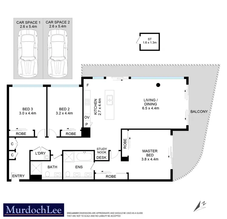Floorplan of Homely apartment listing, 36/38 Solent Circuit, Norwest NSW 2153