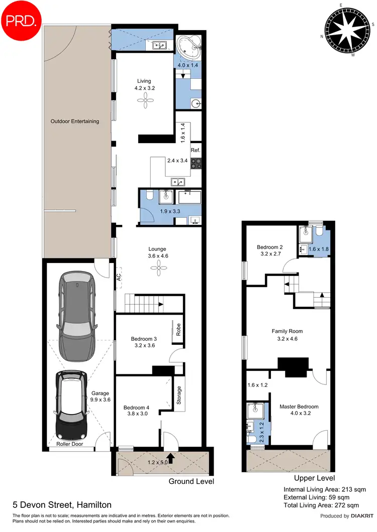 Floorplan of Homely house listing, 5 Devon Street, Hamilton NSW 2303