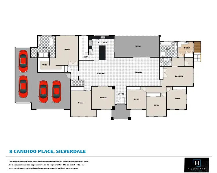 Floorplan of Homely house listing, 8 Candido Place, Silverdale NSW 2752