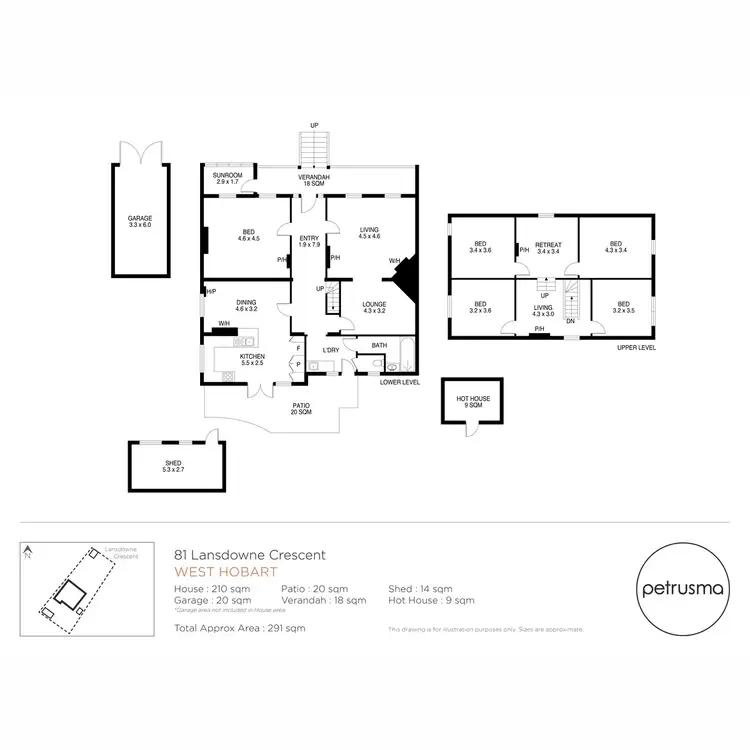 Floorplan of Homely house listing, 81 Lansdowne Crescent, West Hobart TAS 7000