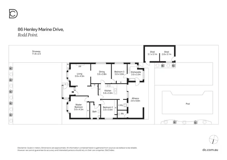 Floorplan of Homely house listing, 86 Henley Marine Drive, Rodd Point NSW 2046