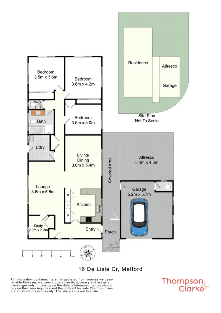 Floorplan of Homely house listing, 16 De Lisle Crescent, Metford NSW 2323