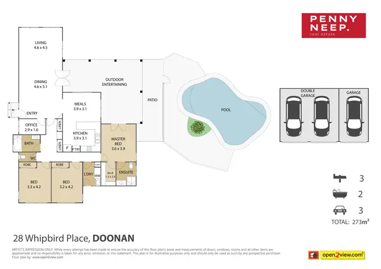 Floorplan of Homely house listing, 28 Whipbird Place, Doonan QLD 4562