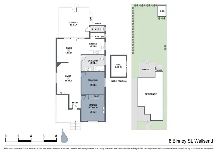 Floorplan of Homely house listing, 8 Binney Street, Wallsend NSW 2287