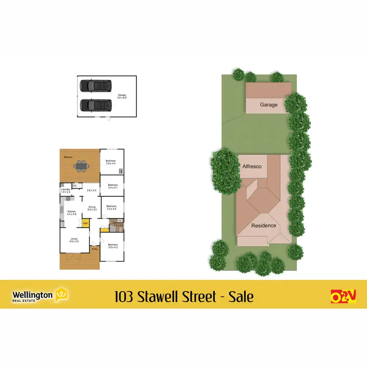 Floorplan of Homely house listing, 103 Stawell Street, Sale VIC 3850