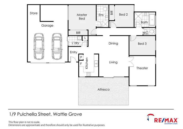 Floorplan of Homely house listing, 1/9 Pulchella Street, Wattle Grove WA 6107