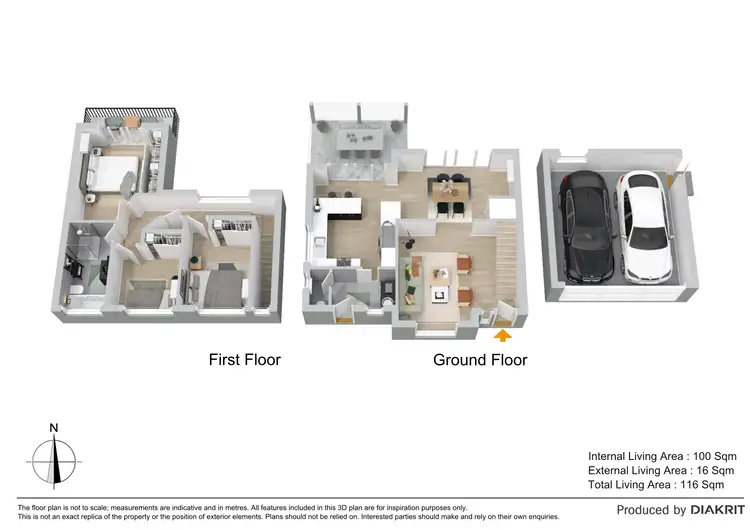 Floorplan of Homely townhouse listing, 26/10 Taigum Place, Taigum QLD 4018