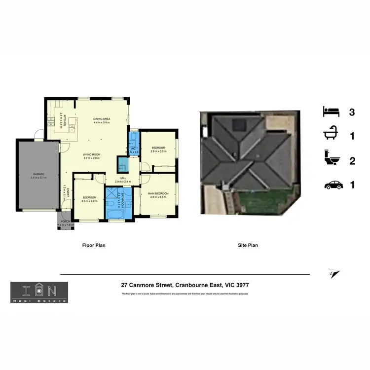 Floorplan of Homely house listing, 27 Canmore Street, Cranbourne East VIC 3977