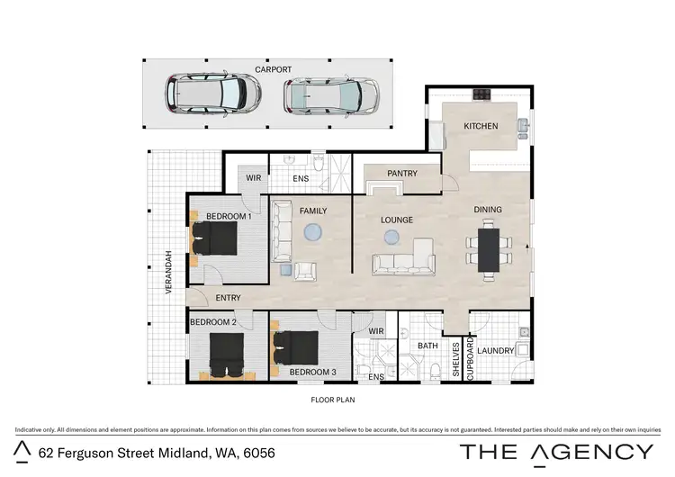 Floorplan of Homely house listing, 62 Ferguson Street, Midland WA 6056