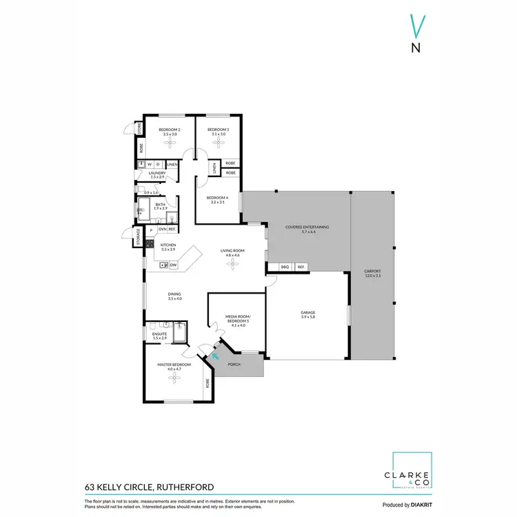 Floorplan of Homely house listing, 63 Kelly Circle, Rutherford NSW 2320