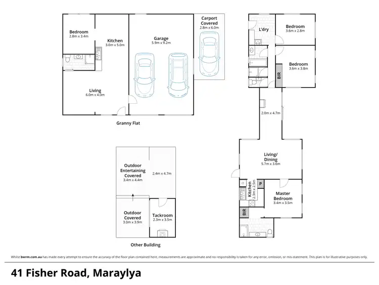 Floorplan of Homely rural property listing, 41 Fisher Road, Maraylya NSW 2765