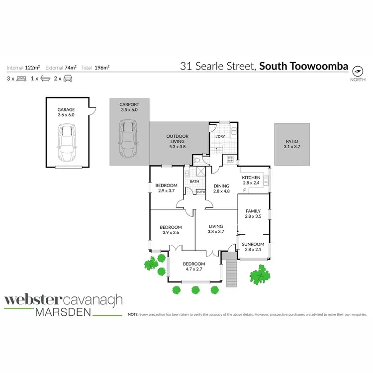 Floorplan of Homely house listing, 31 Searle Street, South Toowoomba QLD 4350