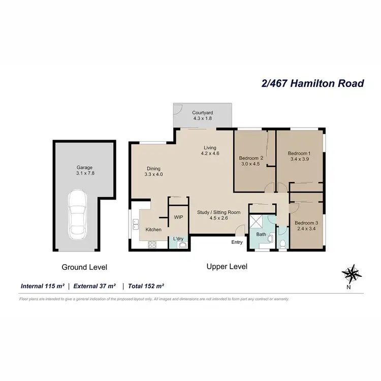 Floorplan of Homely unit listing, 2/467 Hamilton Road, Chermside QLD 4032