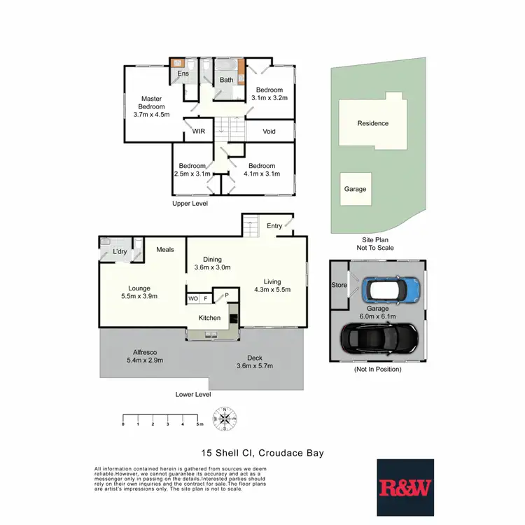 Floorplan of Homely house listing, 15 Shell Close, Croudace Bay NSW 2280