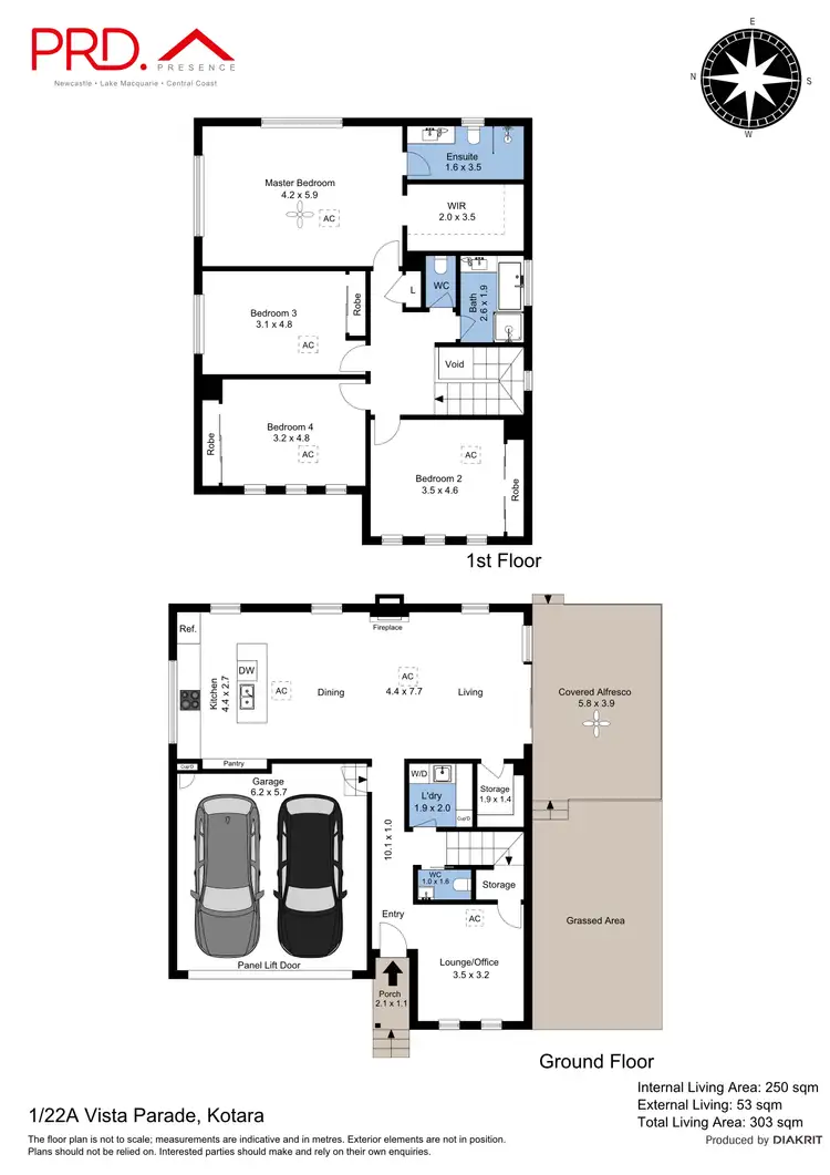 Floorplan of Homely house listing, 1/22A Vista Parade, Kotara NSW 2289