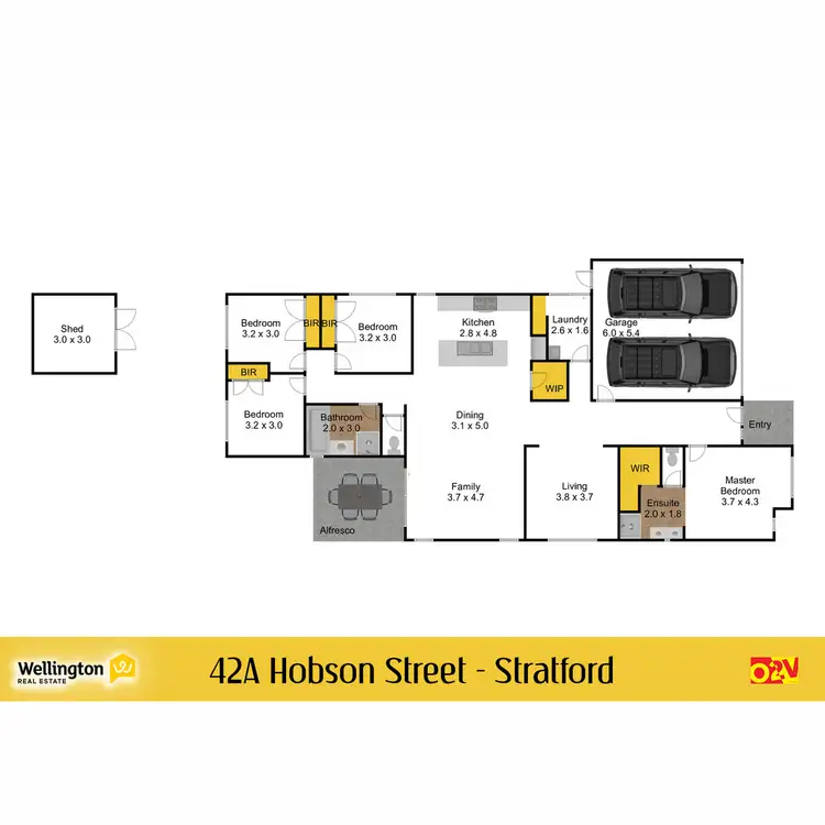 Floorplan of Homely house listing, 42A Hobson Street, Stratford VIC 3862