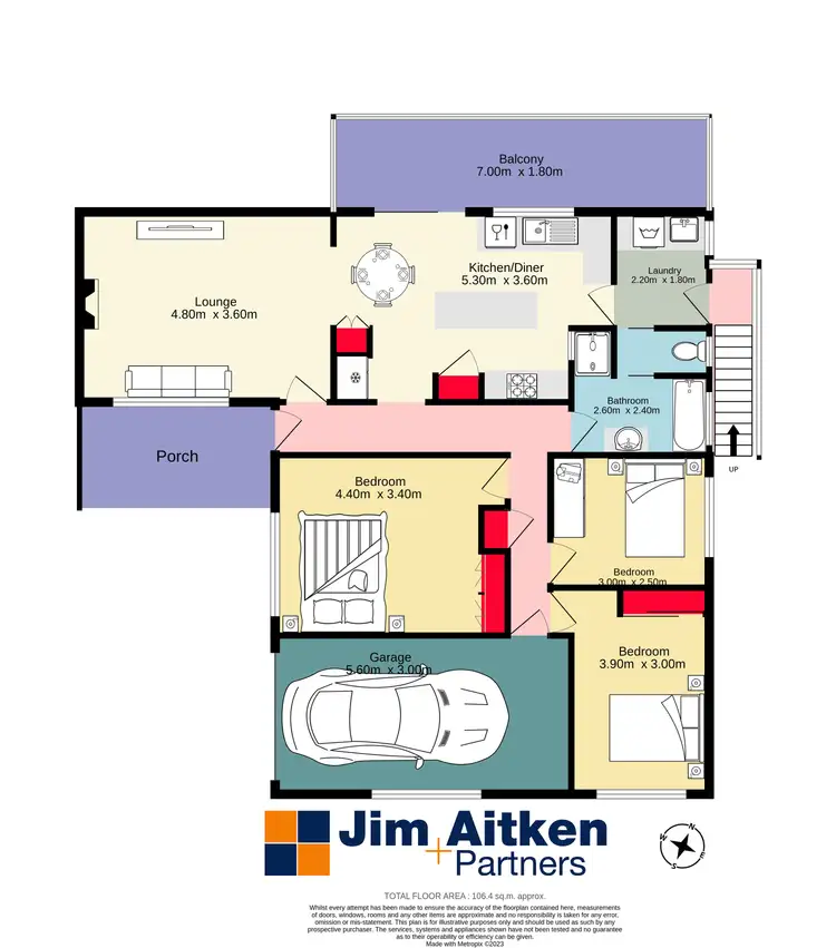 Floorplan of Homely house listing, 10 Yoogali Terrace, Blaxland NSW 2774