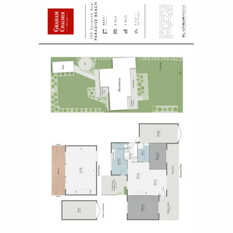Floorplan of Homely house listing, 139 Seventh Avenue, Paradise Beach VIC 3851