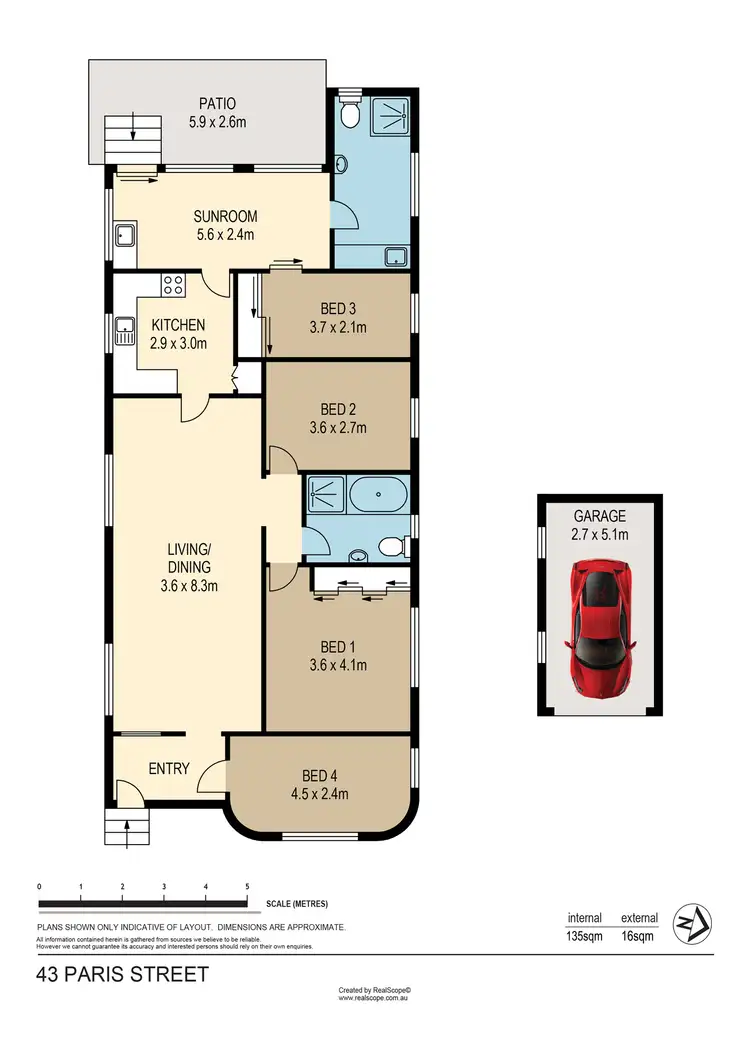 Floorplan of Homely house listing, 43 Paris Street, West End QLD 4101