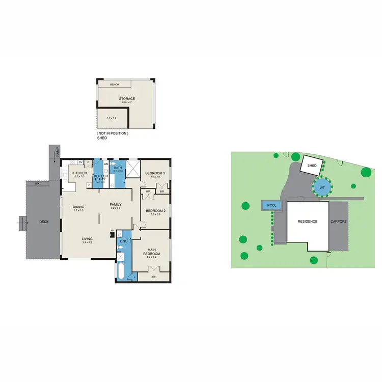 Floorplan of Homely rural property listing, 3 The Ballabourneen, Lovedale NSW 2325