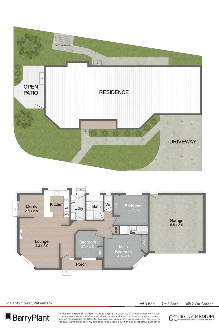 Floorplan of Homely unit listing, 2/12-13 Henty Street, Pakenham VIC 3810
