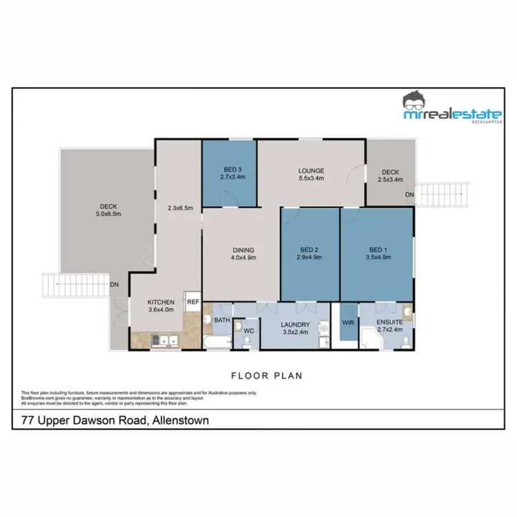 Floorplan of Homely house listing, 77 Upper Dawson Road, Allenstown QLD 4700