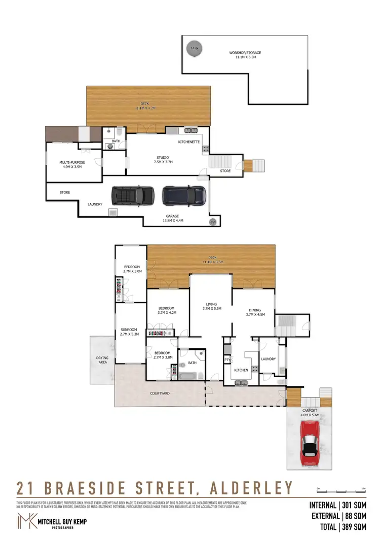 Floorplan of Homely house listing, 21 Braeside Terrace, Alderley QLD 4051