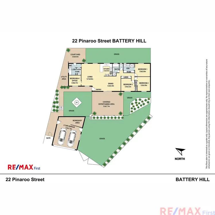 Floorplan of Homely house listing, 22 Pinaroo Street, Battery Hill QLD 4551