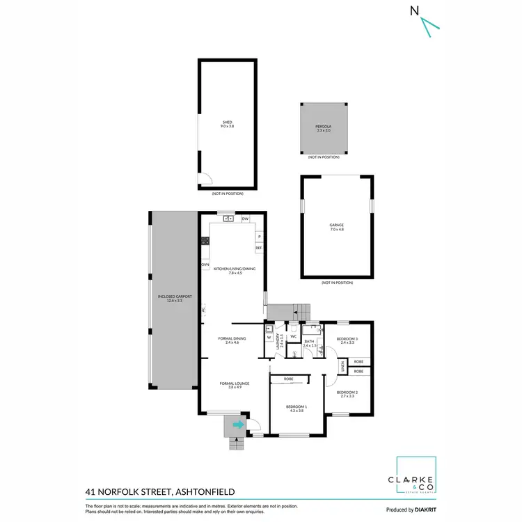 Floorplan of Homely house listing, 41 Norfolk Street, Ashtonfield NSW 2323