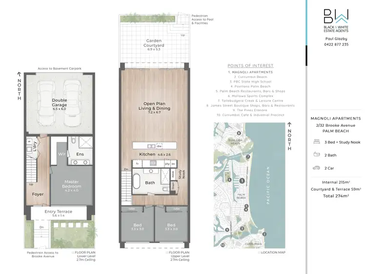 Floorplan of Homely townhouse listing, 2/32 Brooke Avenue, Palm Beach QLD 4221