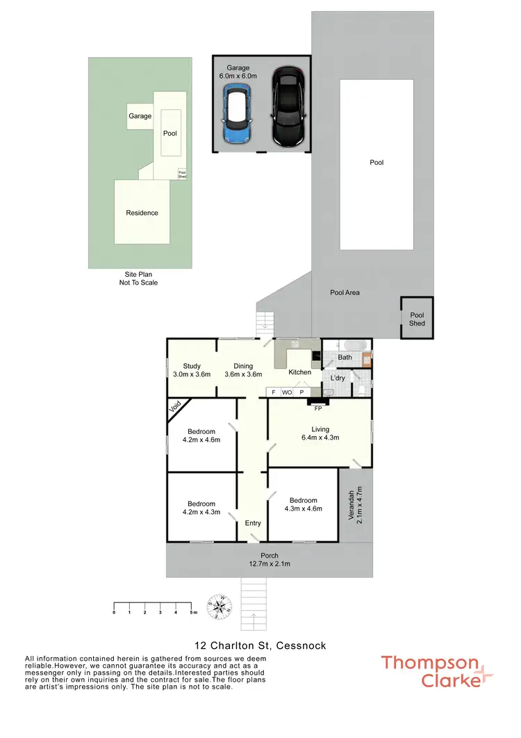 Floorplan of Homely house listing, 12 Charlton Street, Cessnock NSW 2325
