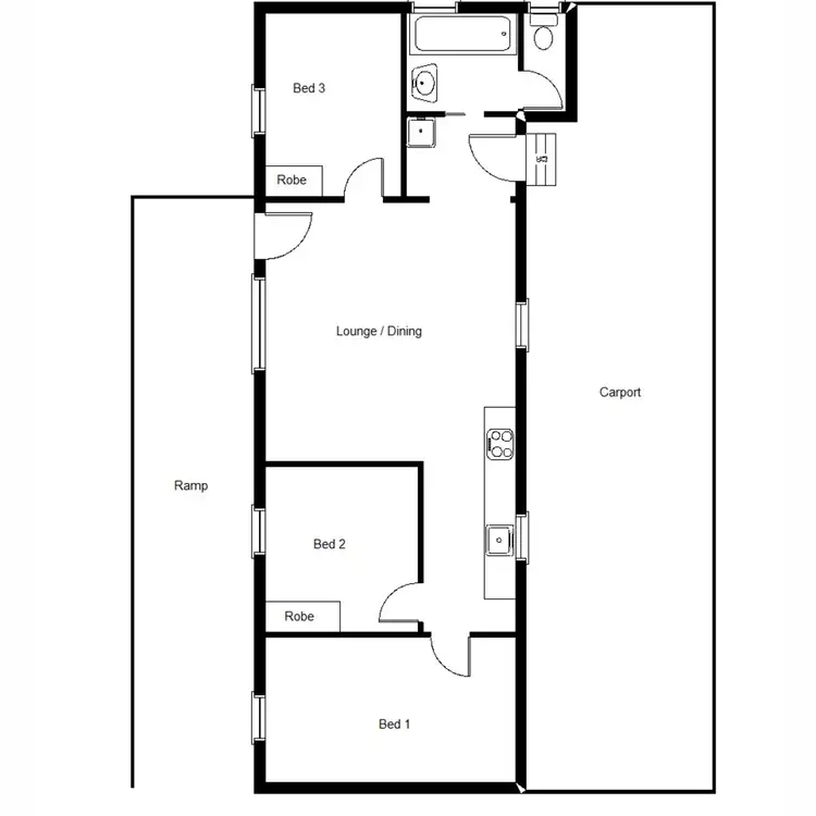 Floorplan of Homely house listing, 16 Daniel Terrace, Port Augusta SA 5700