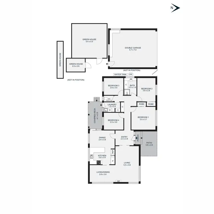 Floorplan of Homely house listing, 2 Lyndon Drive, Rosebud VIC 3939