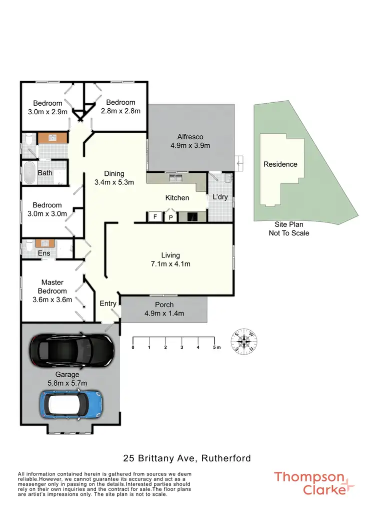 Floorplan of Homely house listing, 25 Brittany Avenue, Rutherford NSW 2320