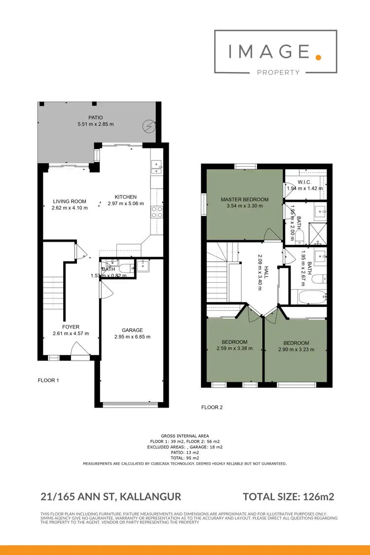 Floorplan of Homely unit listing, 21/165 Ann Street, Kallangur QLD 4503
