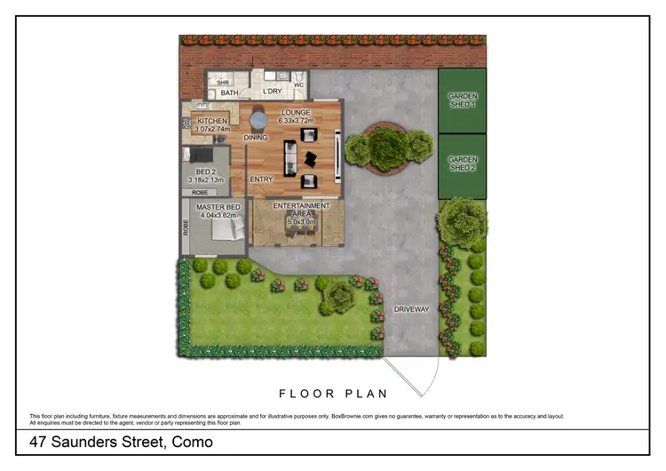 Floorplan of Homely villa listing, 47 Saunders Street, Como WA 6152