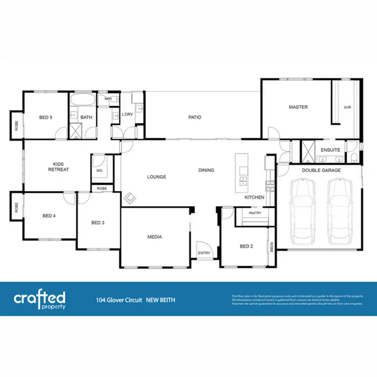 Floorplan of Homely house listing, 104 Glover Circuit, New Beith QLD 4124