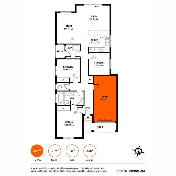 Floorplan of Homely unit listing, 8/60 Quinliven Road, Aldinga Beach SA 5173