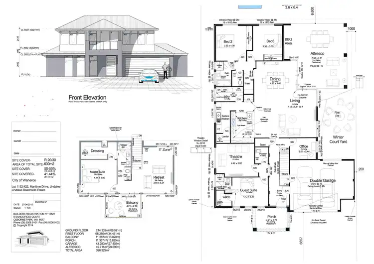 Floorplan of Homely house listing, 22 Maritime Drive, Jindalee WA 6036