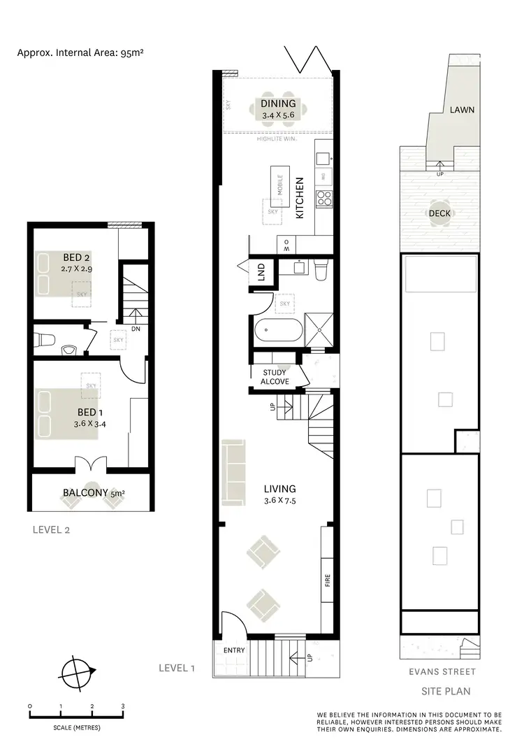 Floorplan of Homely house listing, 33 Evans Street, Balmain NSW 2041
