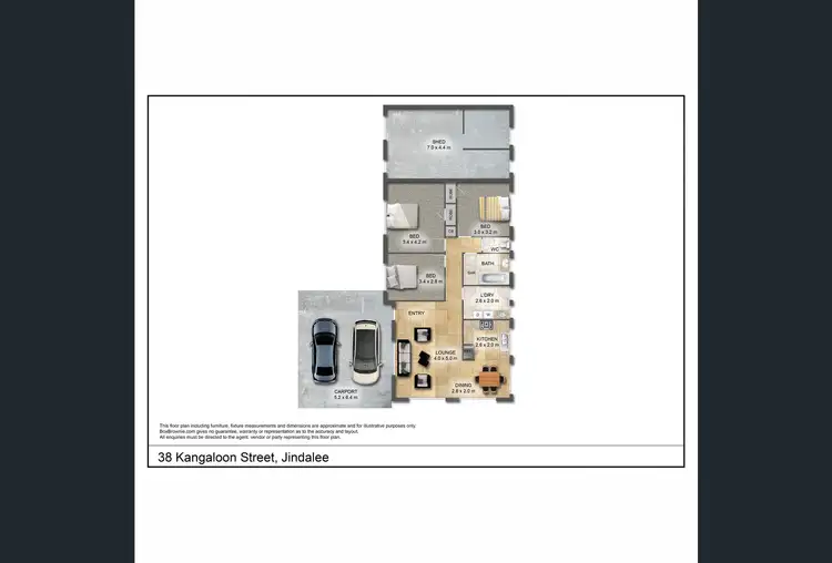Floorplan of Homely house listing, 38 Kangaloon Street, Jindalee QLD 4074