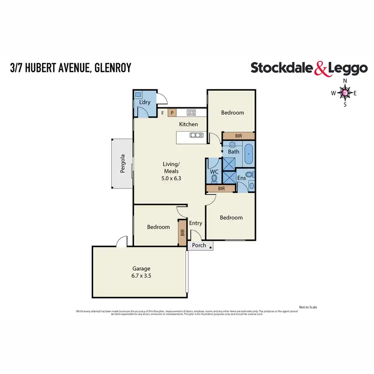 Floorplan of Homely unit listing, 3/7 Hubert Avenue, Glenroy VIC 3046