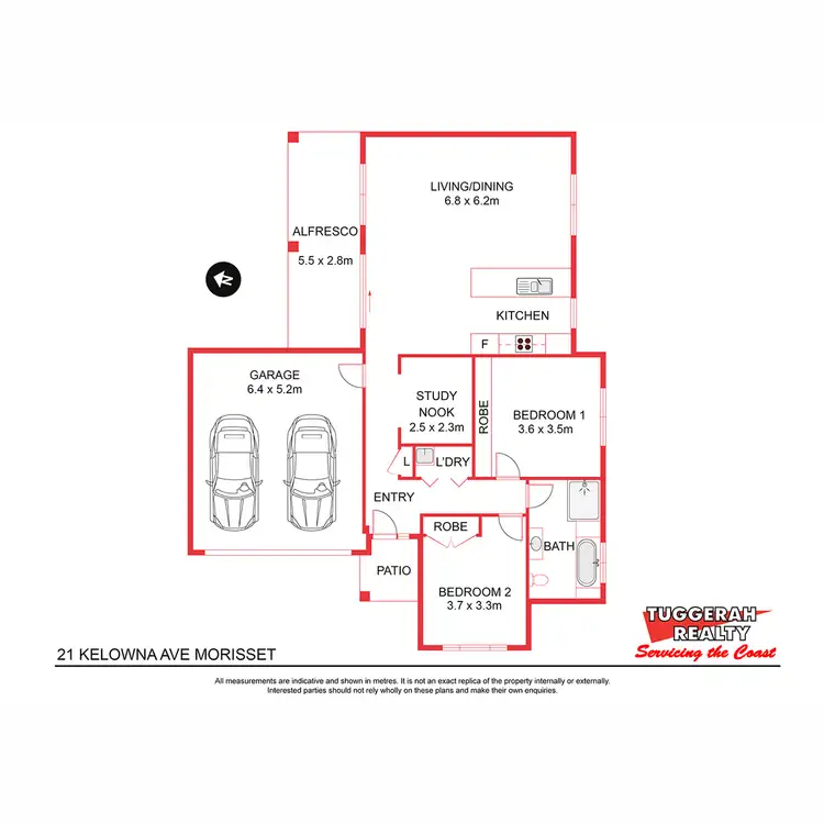 Floorplan of Homely house listing, 21 Kelowna Avenue, Morisset NSW 2264