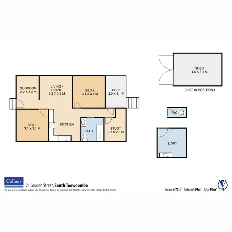 Floorplan of Homely house listing, 21 Loudon Street, South Toowoomba QLD 4350